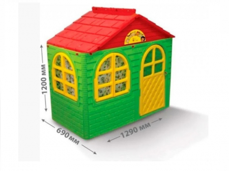 Corturi si casute copii - Casuta de joaca MyKids 02550/13 Green/Red - Small