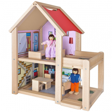 Jucarii pentru copii - Casuta din lemn pentru papusi Eichhorn