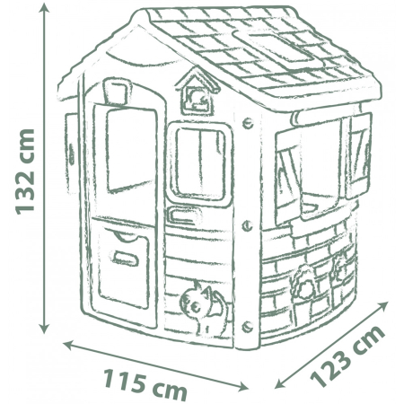 Casuta pentru copii Smoby Life Jura Lodge [1]