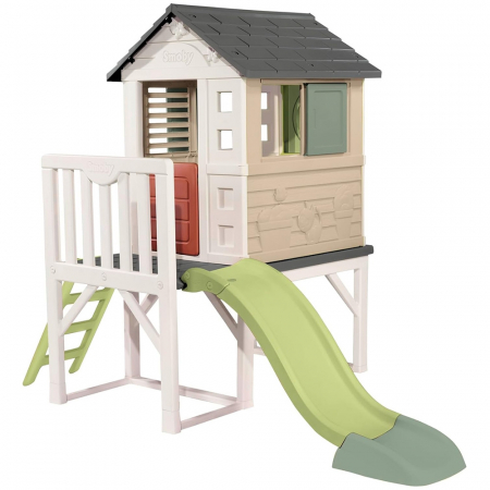 Joaca si sport exterior - Casuta pentru copii Smoby Life pe piloni