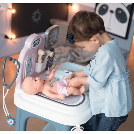 Centru de ingrijire pentru papusi Smoby Baby Care Center cu papusa si accesorii [20]