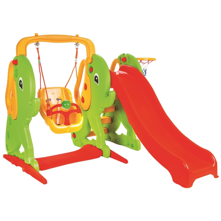Camera copilului - Centru de joaca Pilsan Elephant Slide and Swing Set