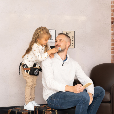 Centura frizer Smoby Barber and Cut negru cu accesorii [11]