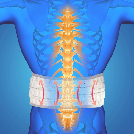 Centura lombara de decompresie inSPORTline Ronyo [1]