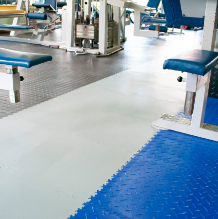 Colt covor de protectie puzzle inSPORTline Simple Gray - 4 bucati [9]