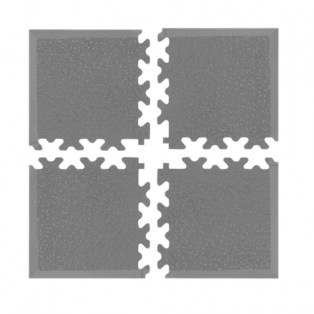Colt covor de protectie puzzle inSPORTline Simple Gray - 4 bucati [1]