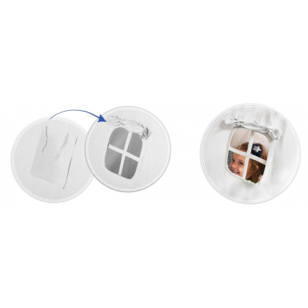 Cort de joaca pentru copii cu lumini si 3 pernite Nukido 120 x 120 x 165 cm - Bleumarin [6]