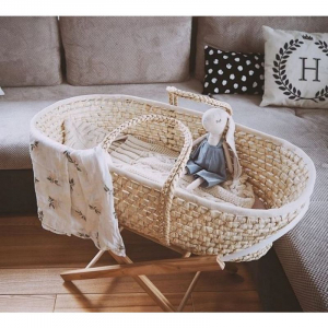 Cosulet bebe pentru dormit handmade din material ecologic Ahoj Baby natur [1]