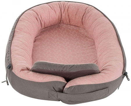 Cuib pentru bebelusi Circles Rose 80x40x10 - Traeumeland [1]