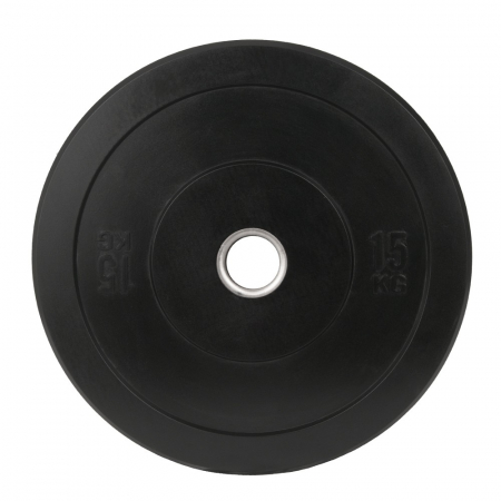 Bare - Discuri - Greutati - Disc Greutate Cauciuc SPORTMANN - 15 kg / 51 mm negru