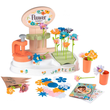 Jucarii diverse - Florarie pentru copii Smoby Flower Market cu accesorii