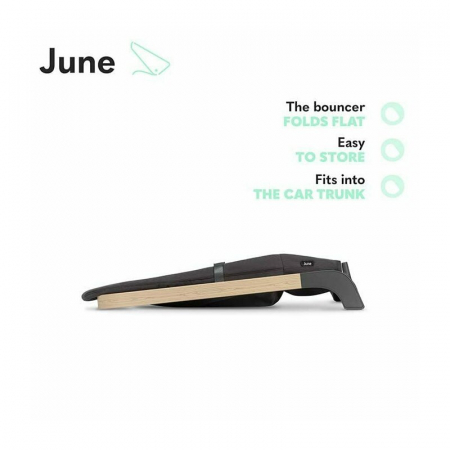 Fotoliu balansoar June cu arcada cu jucarii - Lionelo [15]