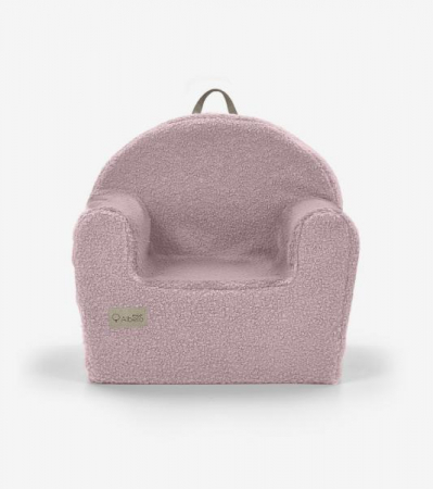 Fotoliu copii Klups Boucle Pink Pudra [2]