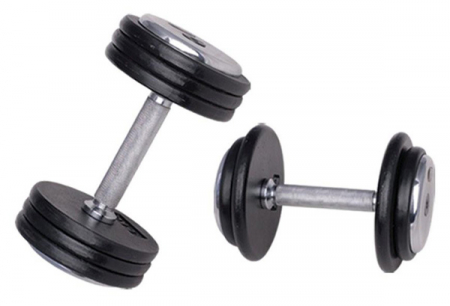 Bare - Discuri - Greutati - Gantera 17,5 kg inSPORTline Profi