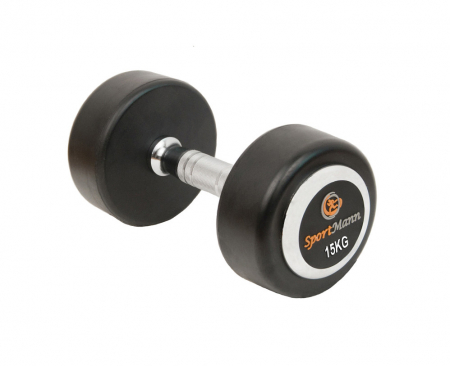Bare - Discuri - Greutati - Gantera cauciucata DELUXE Sportmann 15kg