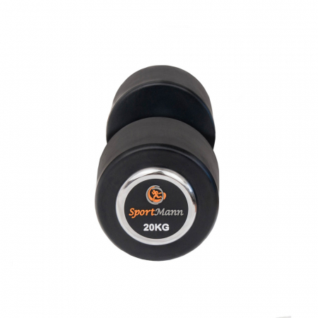 Gantera cauciucata DELUXE Sportmann 20kg [1]