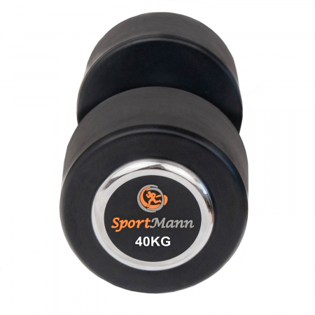 Gantera cauciucata DELUXE Sportmann 40 kg [1]
