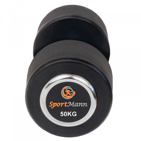 Gantera cauciucata Sportmann Deluxe 50 kg [1]