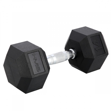 Bare - Discuri - Greutati - Gantera Hexagonala HMS PRO 14 kg