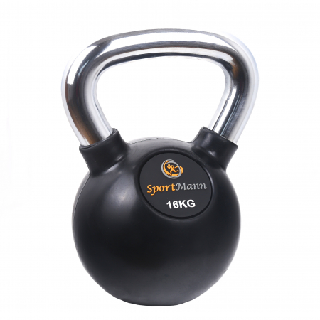 Gantera Kettlebell cauciucata 16kg Sportmann [0]