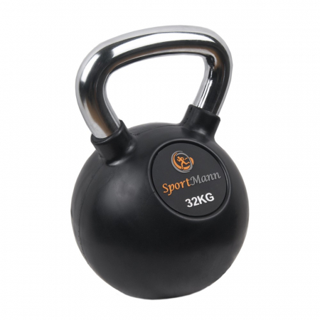 Gantera Kettlebell cauciucata 32kg Sportmann [1]