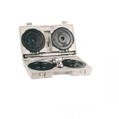 Bare - Discuri - Greutati - Gantere Diplomat inSPORTline set 2x10kg