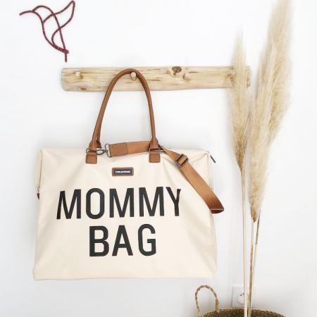 Geanta de infasat Childhome Mommy Bag Ecru [5]