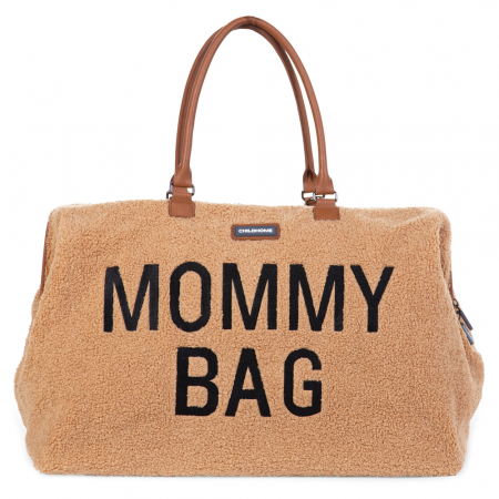 Accesorii carucioare copii - Geanta de infasat Childhome Mommy Bag Teddy