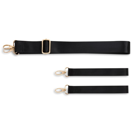 Geanta pentru mamici, Lionelo, Ida, Golden Moments, Editie limitata, cu multiple compartimente, Negru [11]