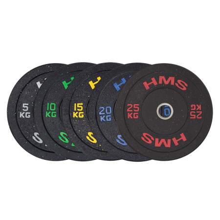 Greutate Bumper Plate 10 kg/51 mm HMS HTBR10-verde [3]