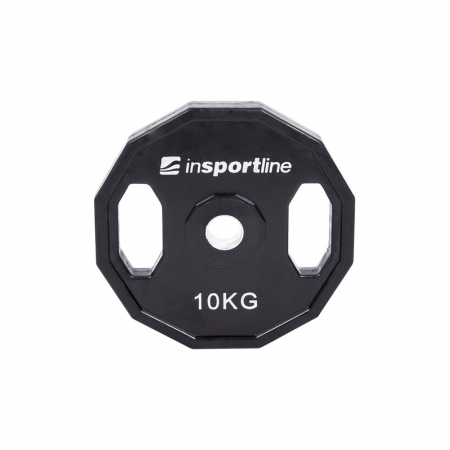 Bare - Discuri - Greutati - Greutate cauciucata 10kg/31mm inSPORTline Ruberton