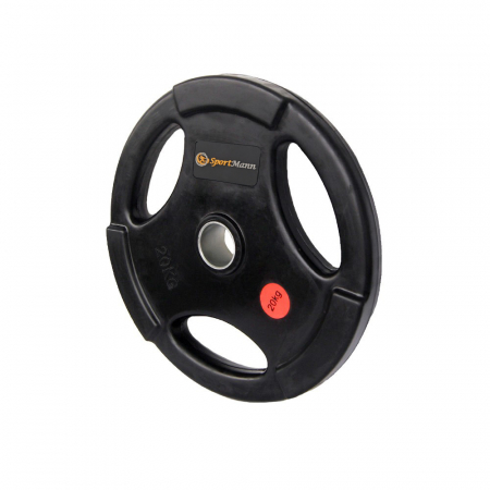 Greutate cauciucata cu maner 20kg/51mm - Sportmann [1]