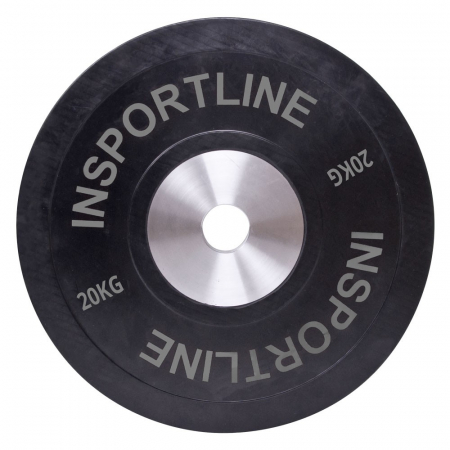 Bare - Discuri - Greutati - Greutate cauciucata inSPORTline Bumper Plate 20kg