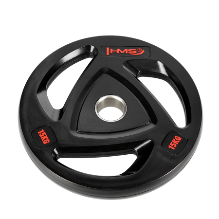 Greutate Olimpica cauciucata HMS TOX15, 15 kg/51 mm [1]