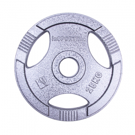 Bare - Discuri - Greutati - Greutate olimpica otel inSPORTline Hamerton 25 kg