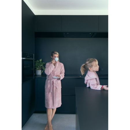 Halat de Baie Frotir din Bambus pentru Adulti M Misty Rose [1]