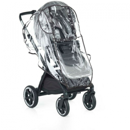 Carucioare copii - Husa de ploaie pentru carucior sport Jane cu fereastra generoasa Din folie de inalta densitate Transparenta