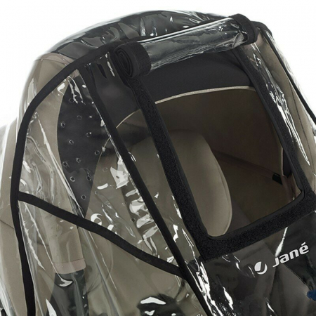 Husa de ploaie pentru carucior sport Jane cu fereastra generoasa Din folie de inalta densitate Transparenta [3]