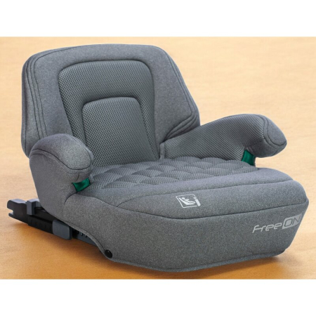 Inaltator auto, FreeOn, Cosmo Plus I-Size, cu isofix, cu spatar inaltat si cotiere, Potrivit pentru copiii intre 125 si 150 cm sau intre 25 si 36 Kg, gri [1]