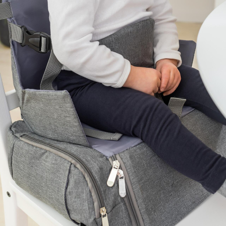 Inaltator de scaun pentru bebelusi 6-36 luni, transportabil, din plastic reciclat, Reer Growing Booster Seat 85041 [4]