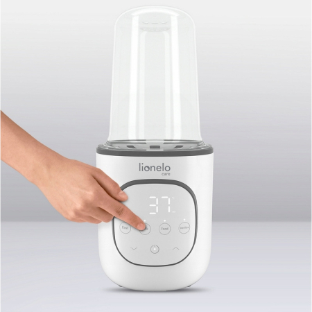 Incalzitor biberoane, Lionelo, ThermUp 2.0, 5 in 1, Sterilizare, Dezghetare, Incalzire rapida, 200 W, Fara BPA, Alb [12]