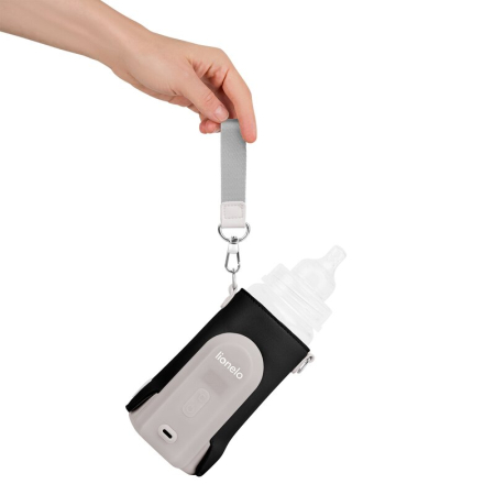 Incalzitor biberoane, Lionelo, ThermUp Go Evo, Portabil, Cu 5 niveluri de incalzire, Cu buton Safety Control, Mentinere caldura pana la 9h, Incarcare USB, Negru [4]