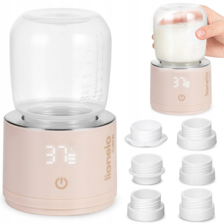Incalzitor portabil, Lionelo, ThermUp Swift, Portabil, Incalzire in 3 minute, Mentinerea temperaturii, 60 W, USB-C, 4 setari de temperatura: 37-50°C, Recipient 180 ml inclus, Rose Gold [2]