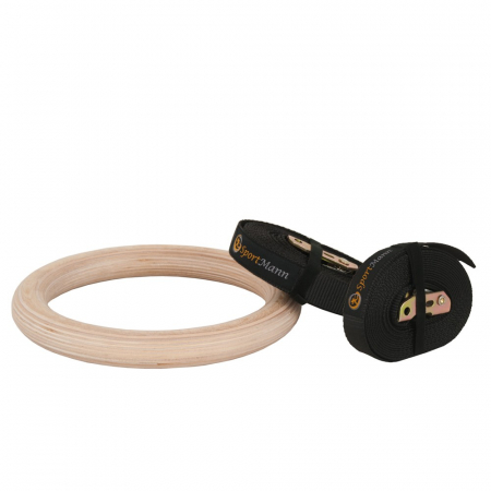 Inele Gimnastica Lemn Sportmann [4]