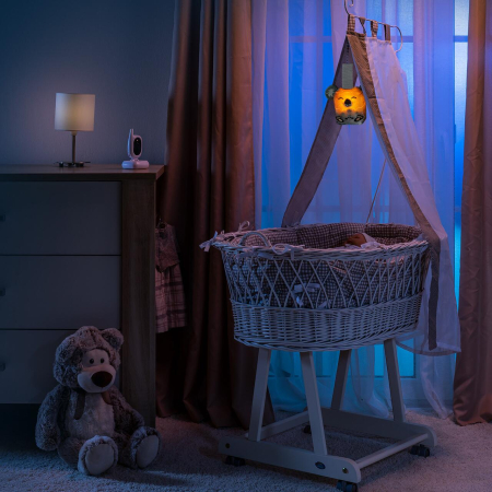 Jucarie din plus pentru somn Sleepy Koala, cu lumina de veghe si muzica pentru bebelusi, 0+ luni, Reer 52451 [4]