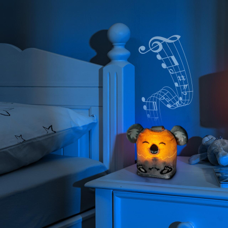 Jucarie din plus pentru somn Sleepy Koala, cu lumina de veghe si muzica pentru bebelusi, 0+ luni, Reer 52451 [3]