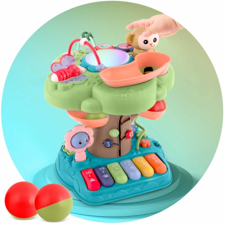 Jucarie educativa si muzicala tip arbore Ricokids 781600 [3]