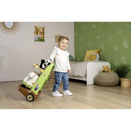 Jucarie Smoby Animal Care Trolley cu 10 accesorii [3]