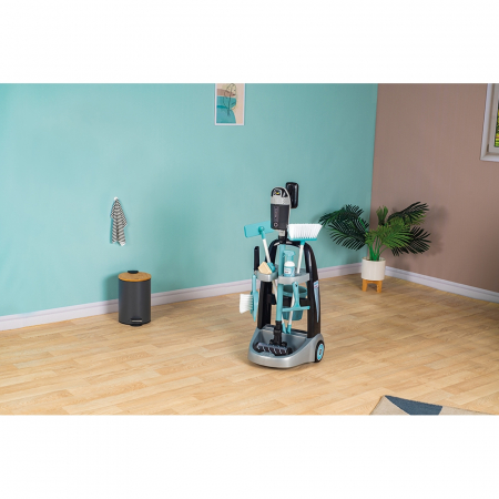 Jucarie Smoby Set curatenie cu troller si aspirator electronic Rowenta negru [3]