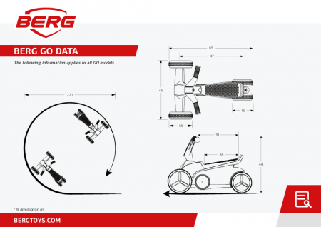 Kart BERG GO T Multicolor [8]